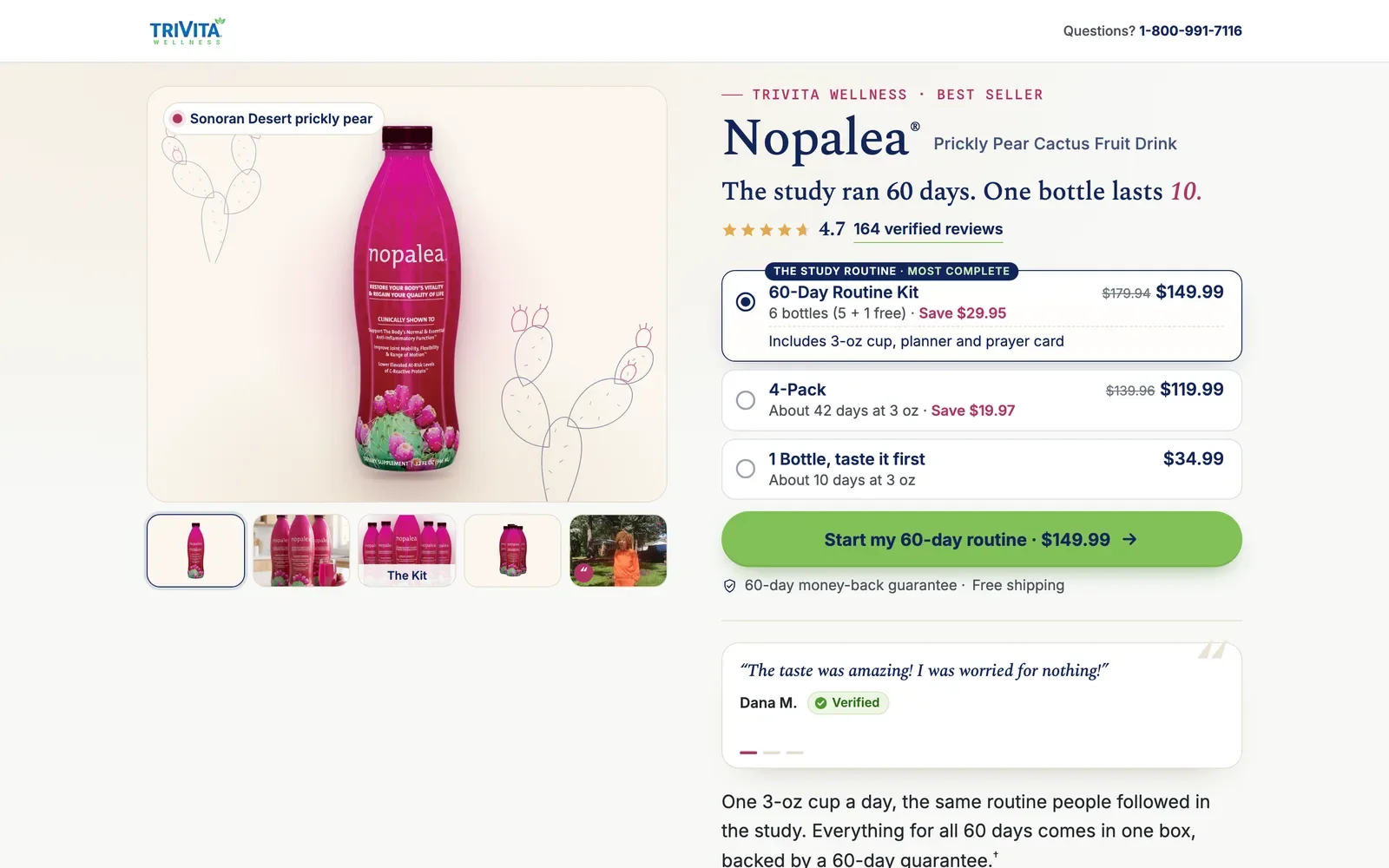 Nopalea product page, Desert Morning
